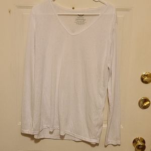 Long sleeve white shirt